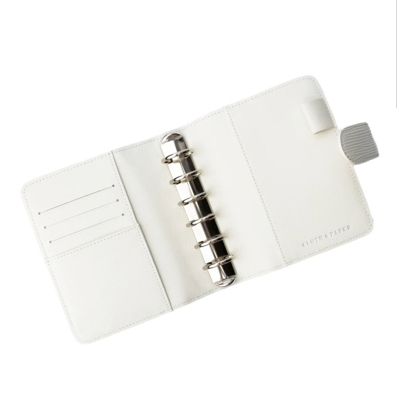 Cloth & Paper Leather Contoured Pocket Size Planner - Picture 1 of 11
